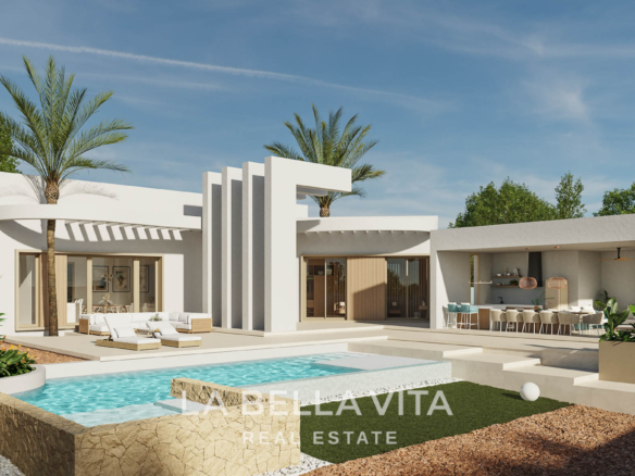 Iconic New Build Villa for sale on 10,078 m² of Land in La Finca Golf, Algorfa – With Private Pool and Garage