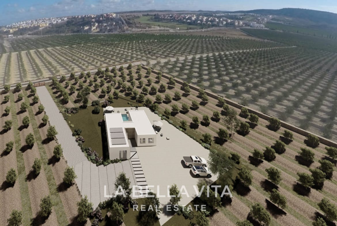 Iconic New Build Villa for sale on 10,078 m² of Land in La Finca Golf, Algorfa – With Private Pool and Garage