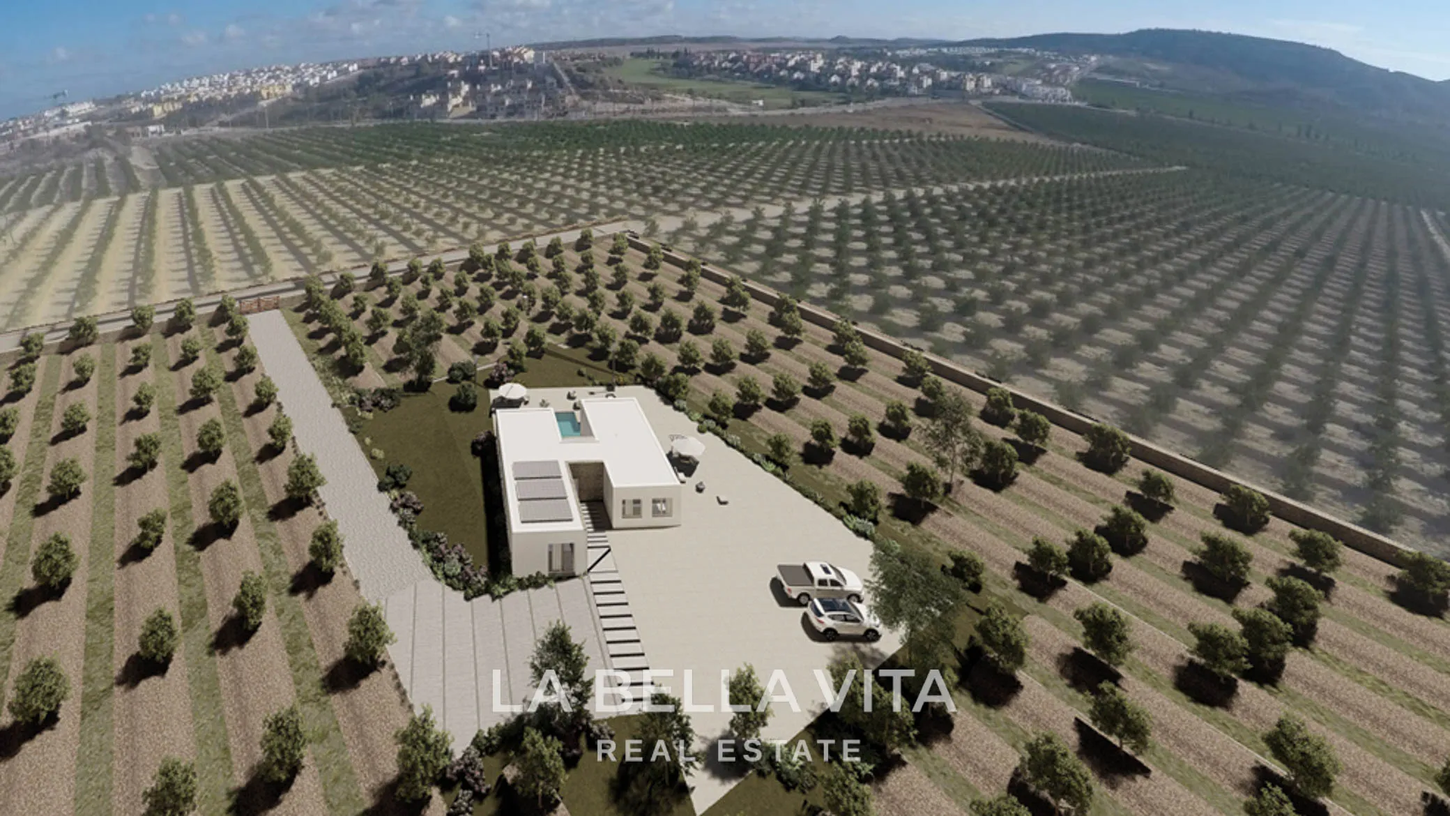 Iconic New Build Villa for sale on 10,078 m² of Land in La Finca Golf, Algorfa – With Private Pool and Garage