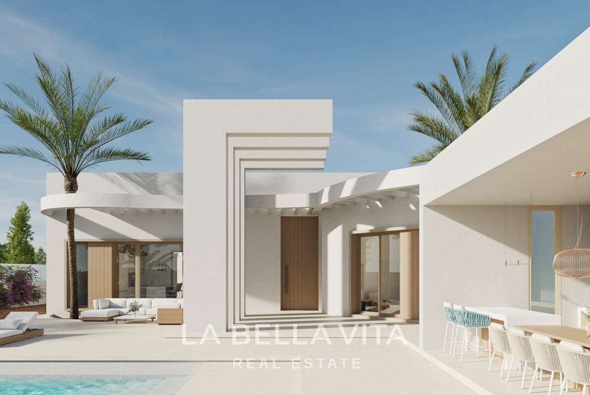 Iconic New Build Villa for sale on 10,078 m² of Land in La Finca Golf, Algorfa – With Private Pool and Garage