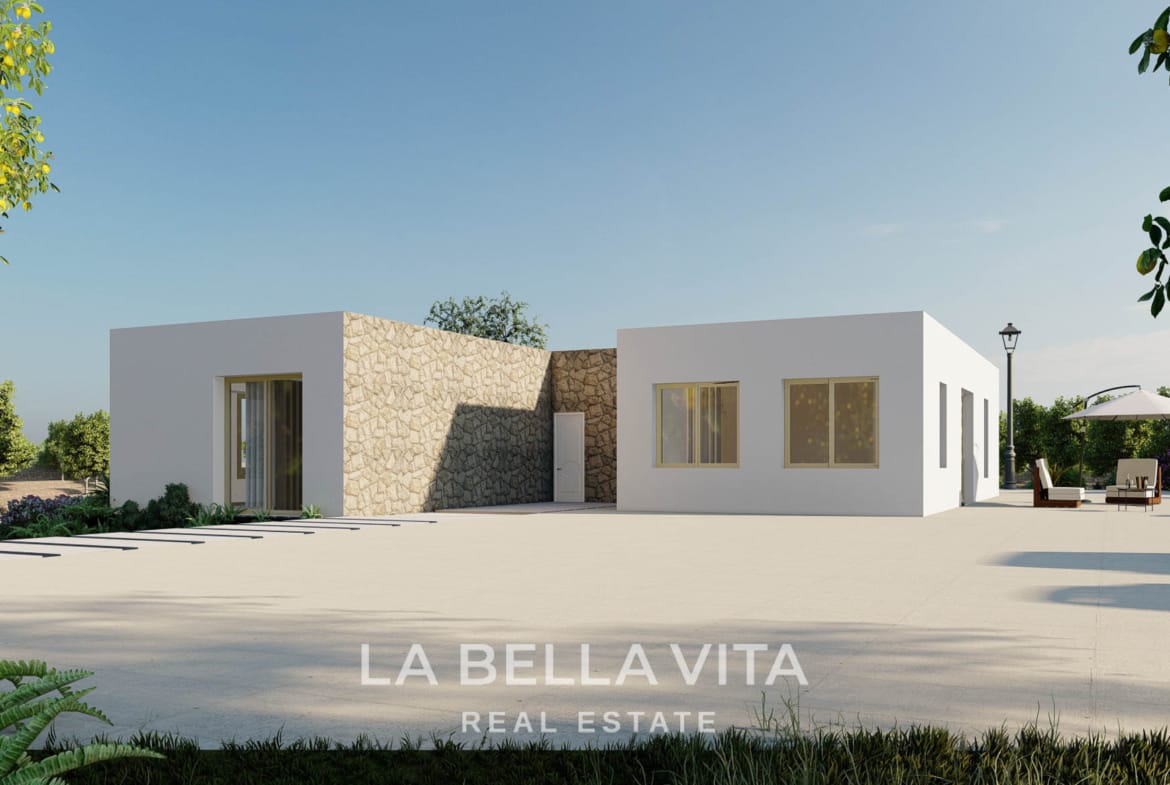 Iconic New Build Villa for sale on 10,078 m² of Land in La Finca Golf, Algorfa – With Private Pool and Garage