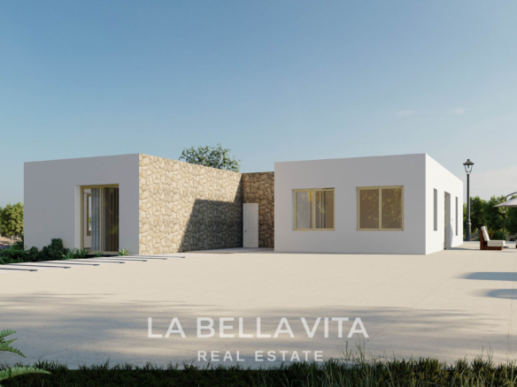 Iconic New Build Villa for sale on 10,078 m² of Land in La Finca Golf, Algorfa – With Private Pool and Garage