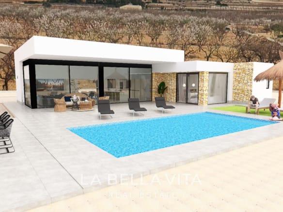 Modern Villas with Large Plots and private pool for sale in Costa Blanca South Inland, Spain