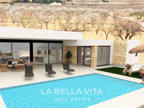 Modern Villas with Large Plots and private pool for sale in Costa Blanca South Inland, Spain