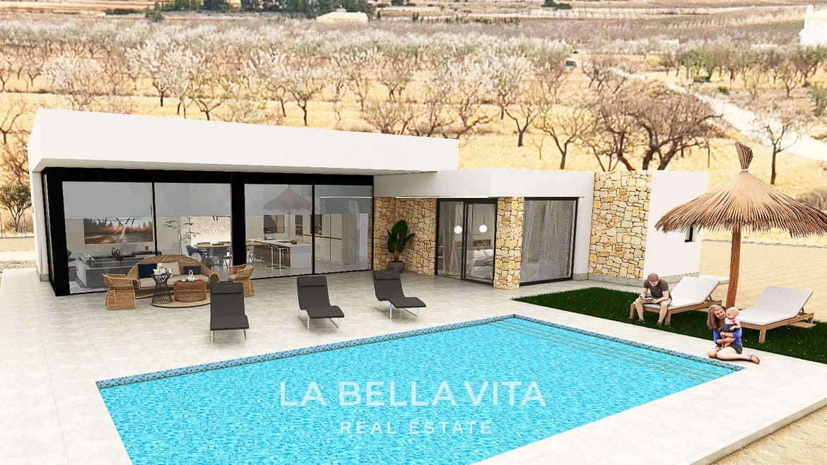 Modern Villas with Large Plots and private pool for sale in Costa Blanca South Inland, Spain