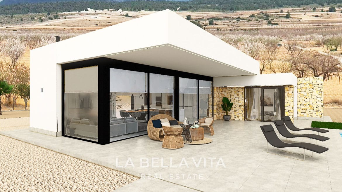 Modern Villas with Large Plots and private pool for sale in Costa Blanca South Inland, Spain
