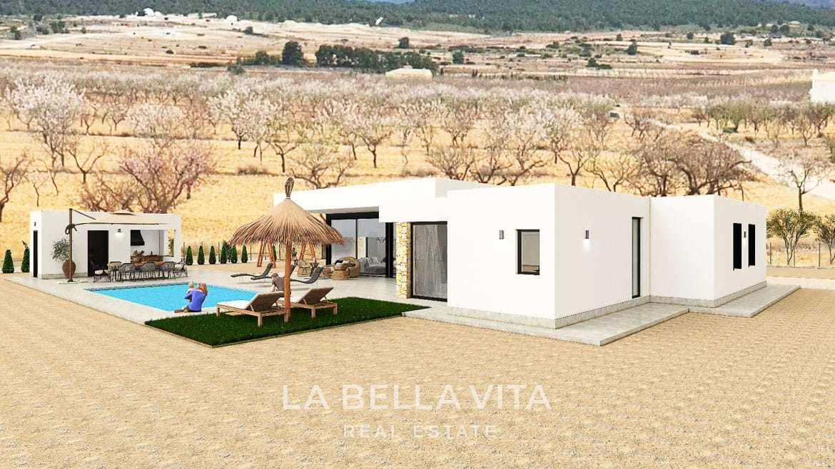 Modern Villas with Large Plots and private pool for sale in Costa Blanca South Inland, Spain