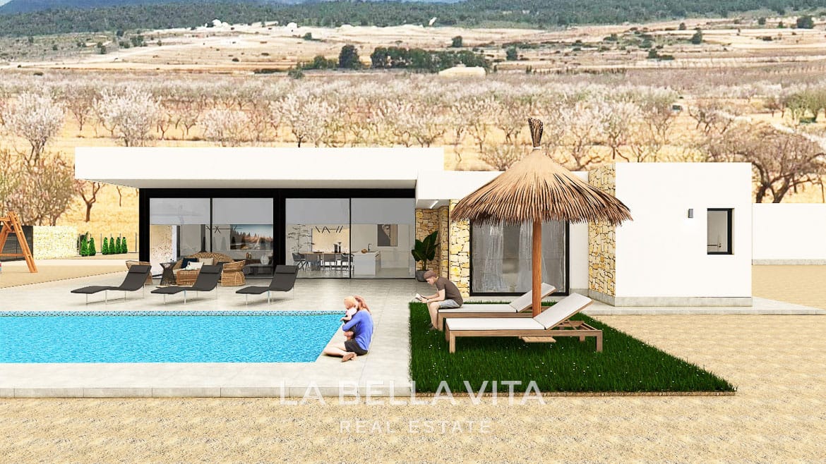 Modern Villas with Large Plots and private pool for sale in Costa Blanca South Inland, Spain