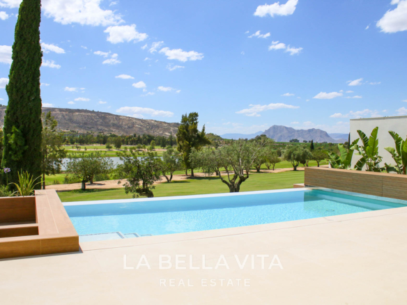 New Build Luxury Frontline Golf Villa for sale La Finca Golf, Algorfa – Private Pool, Underground Garage