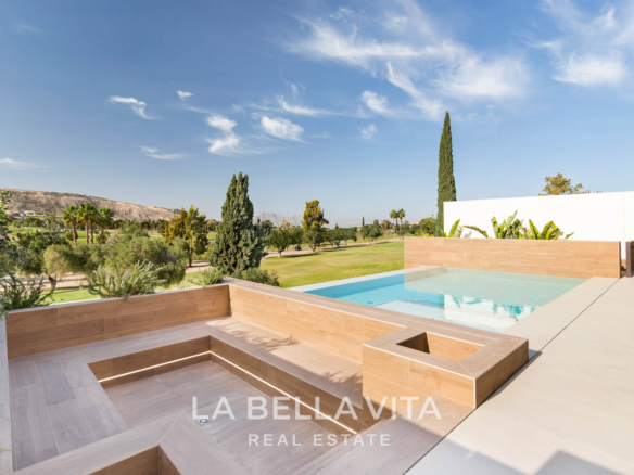 New Build Luxury Frontline Golf Villa for sale La Finca Golf, Algorfa – Private Pool, Underground Garage