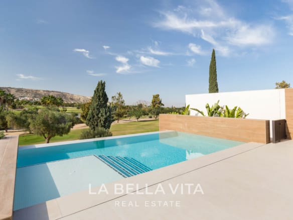 New Build Luxury Frontline Golf Villa for sale La Finca Golf, Algorfa – Private Pool, Underground Garage