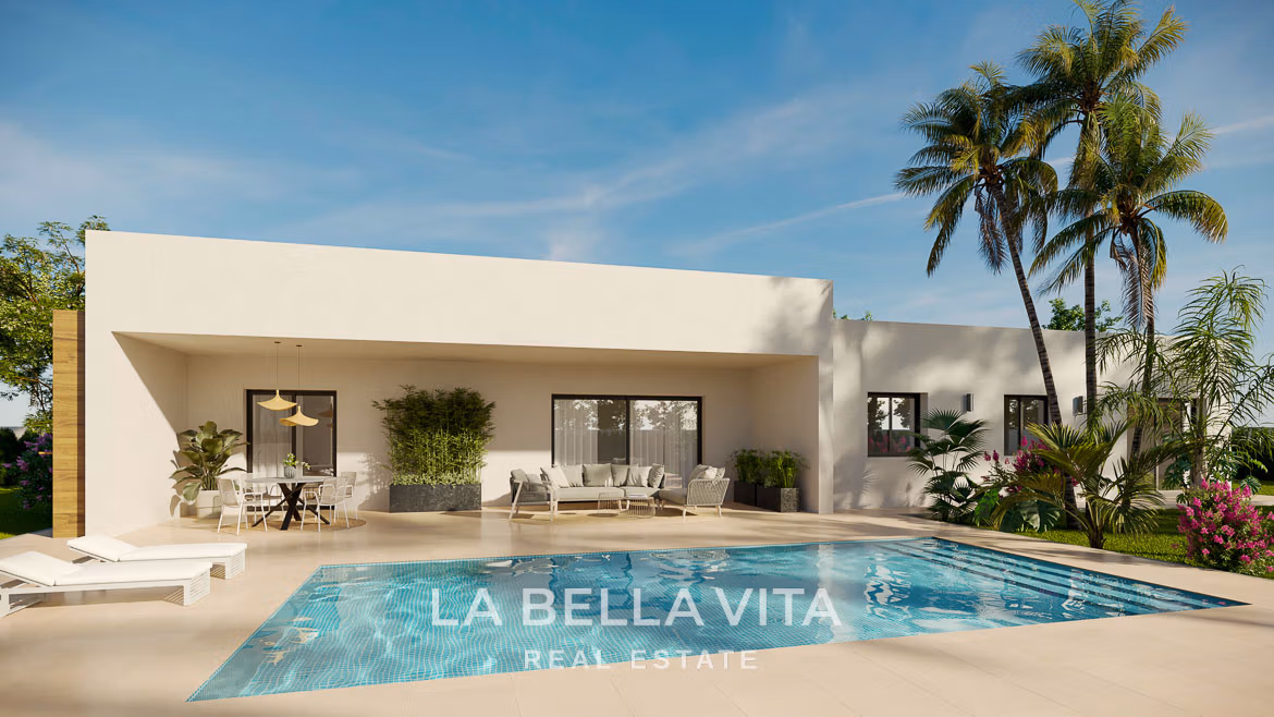 New Build Single Storey Properties for sale in Alicante Countryside