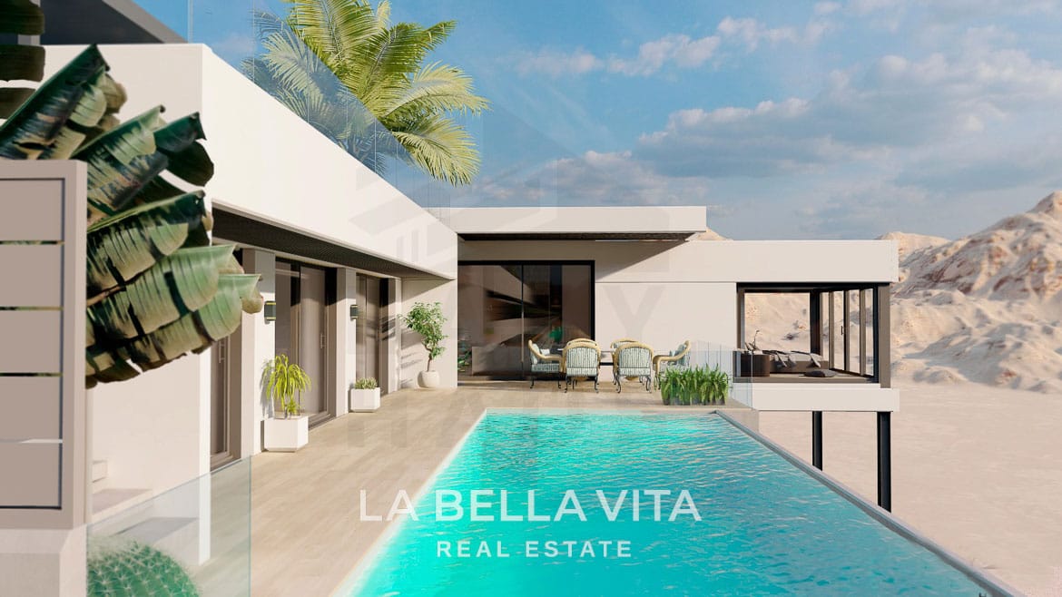 Premium Frontline Golf Villas with private pool for sale in La Marquesa, Ciudad Quesada