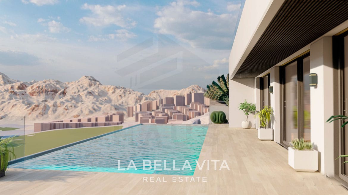 Premium Frontline Golf Villas with private pool for sale in La Marquesa, Ciudad Quesada
