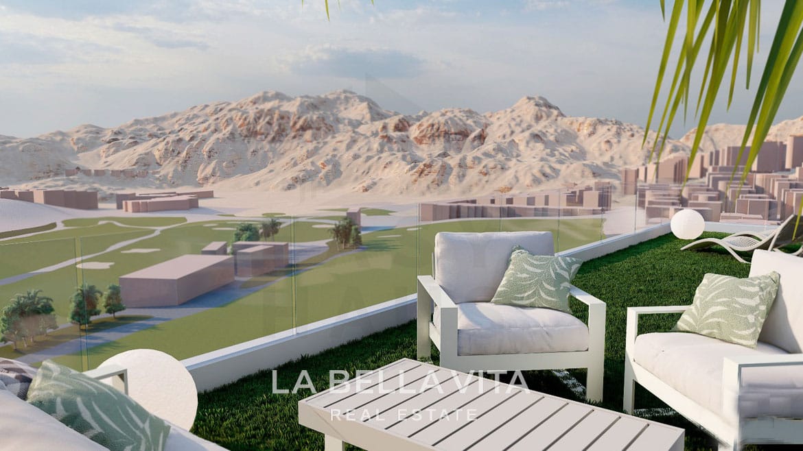 Premium Frontline Golf Villas with private pool for sale in La Marquesa, Ciudad Quesada