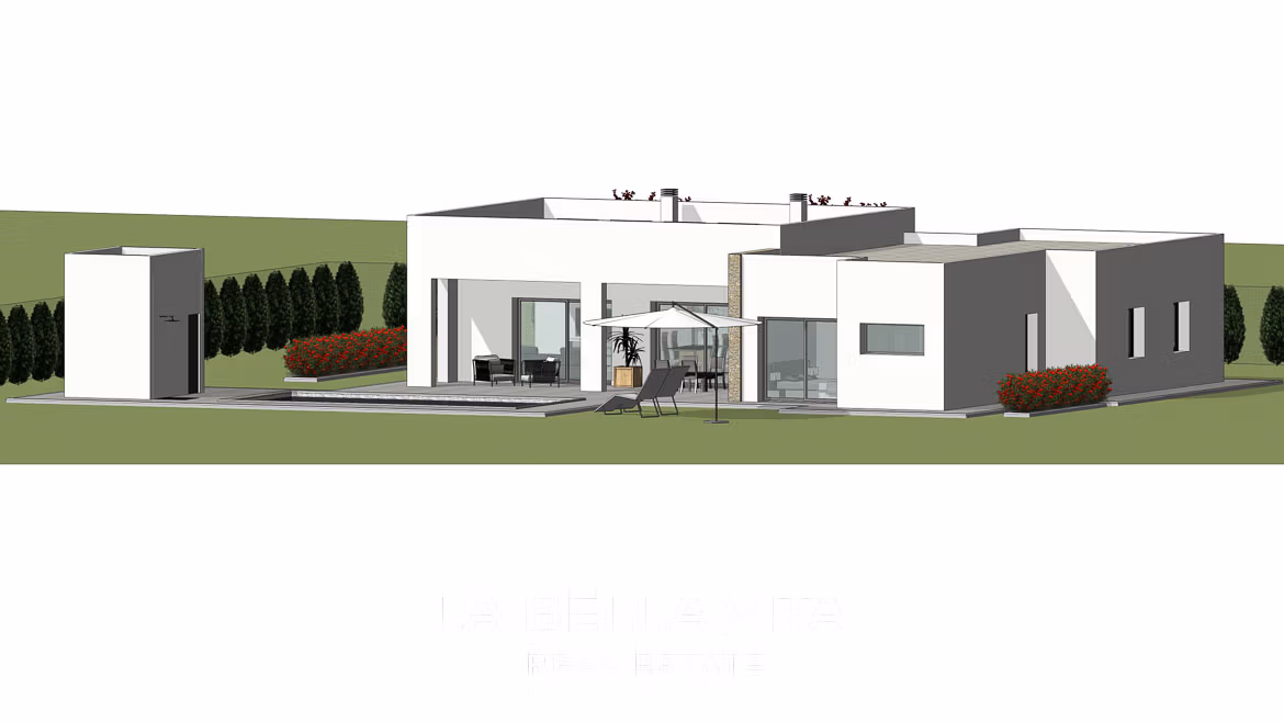 Rustic Land New Build Villas wit private pools for sale in Aspe, Alicante Inland-04 Rustic Land New Build Villas with private pools for sale in Aspe, Alicante Inland, Spain