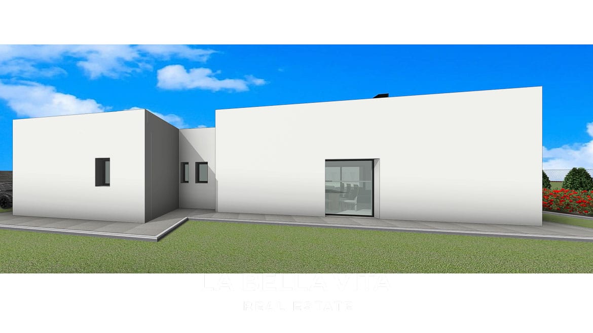 Rustic Land New Build Villas with private pools for sale in Aspe, Alicante Inland, Spain