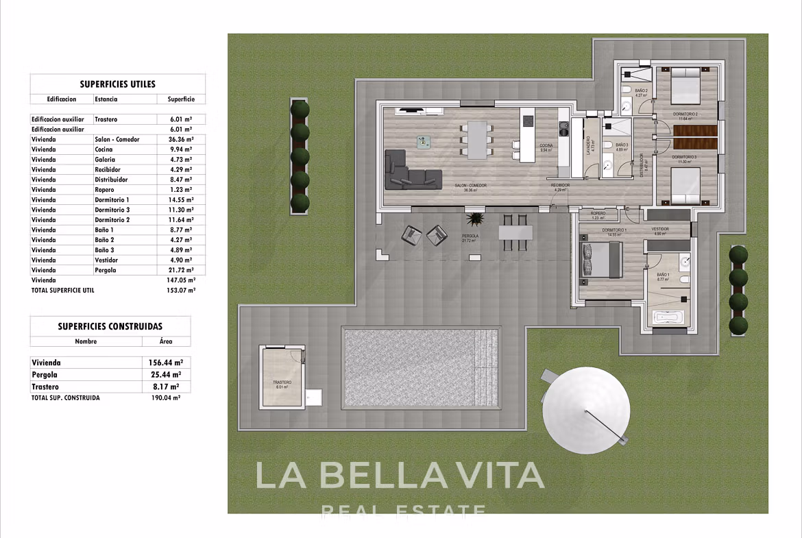 Rustic Land New Build Villas wit private pools for sale in Aspe, Alicante Inland-08
