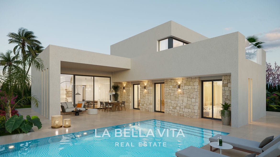 Two-Storey New Build Villas with Legal Rustic Plots for Sale in El Pinoso and Surroundings, Alicante