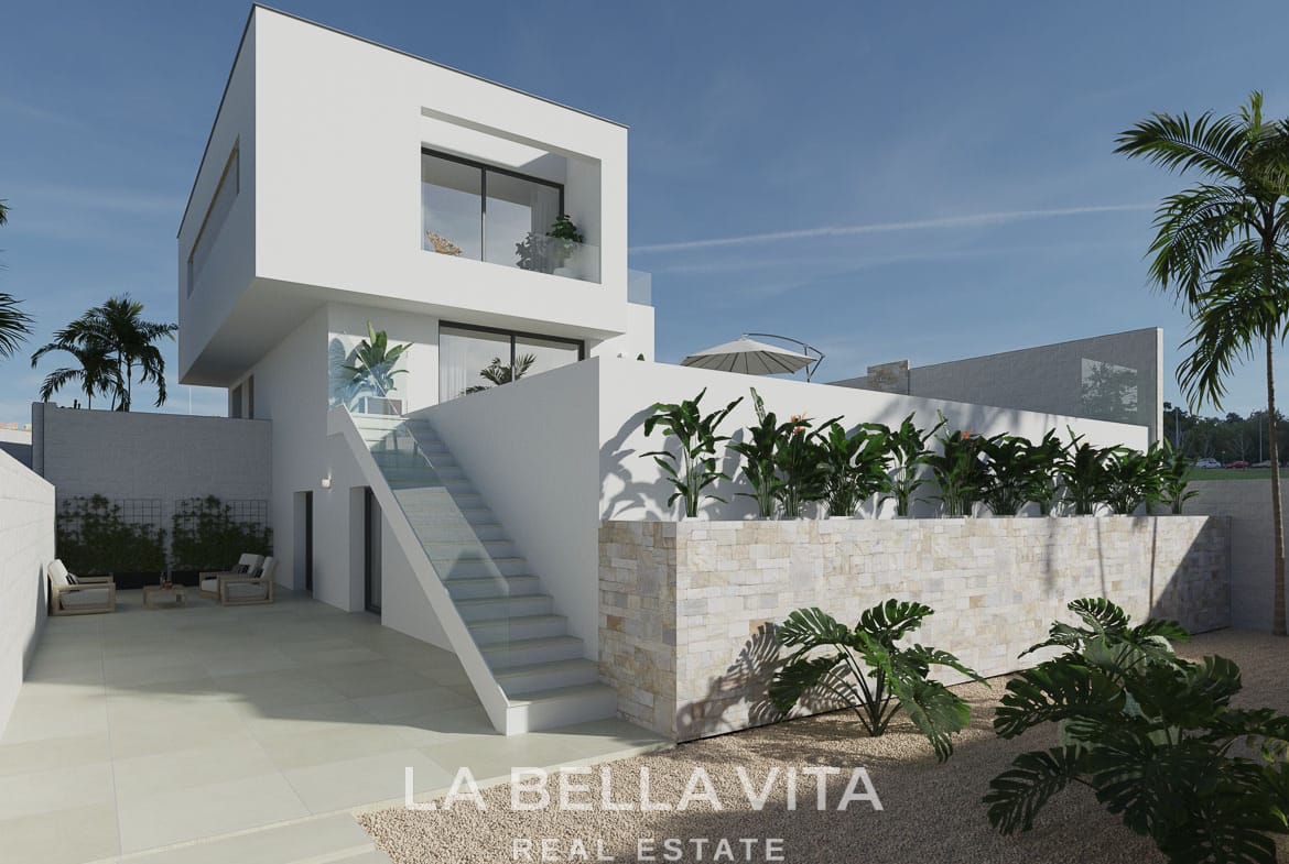 Exclusive New Build Villas with Sea & Lagoon Views and Private Pool for sale in Ciudad Quesada