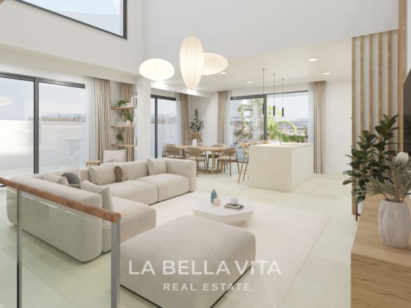 Exclusive New Build Villas with Sea & Lagoon Views and Private Pool for sale in Ciudad Quesada