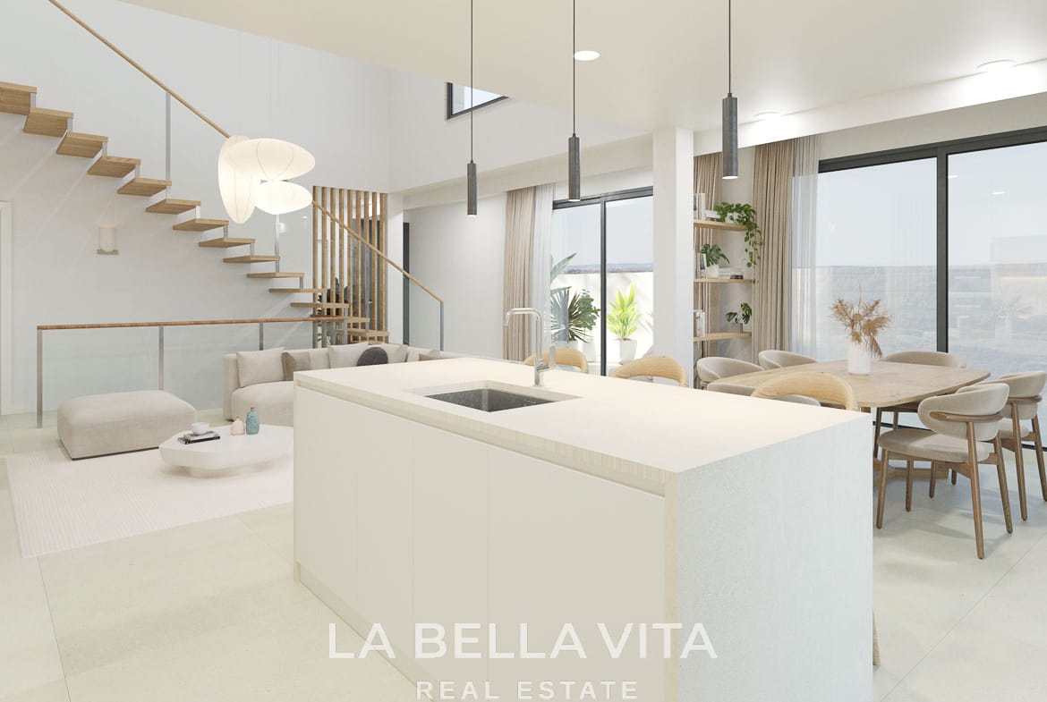 Exclusive New Build Villas with Sea & Lagoon Views and Private Pool for sale in Ciudad Quesada