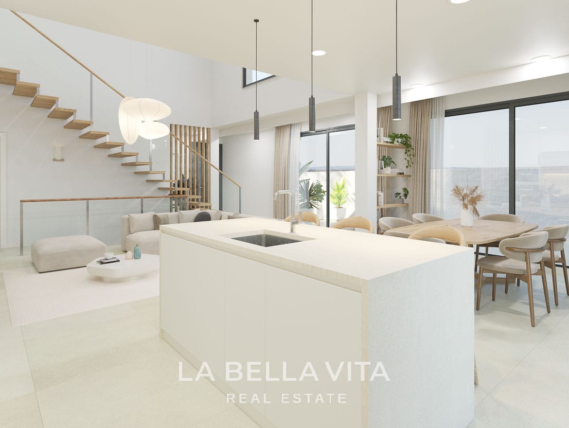 Exclusive New Build Villas with Sea & Lagoon Views and Private Pool for sale in Ciudad Quesada