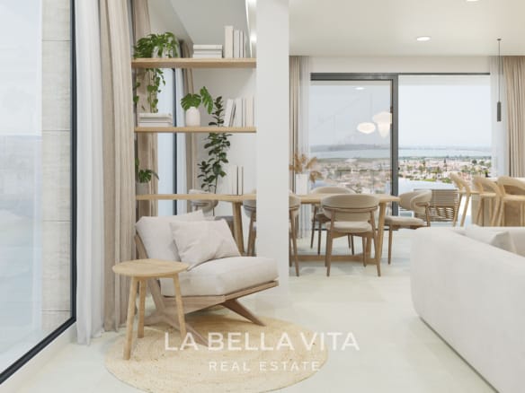 Exclusive New Build Villas with Sea & Lagoon Views and Private Pool for sale in Ciudad Quesada