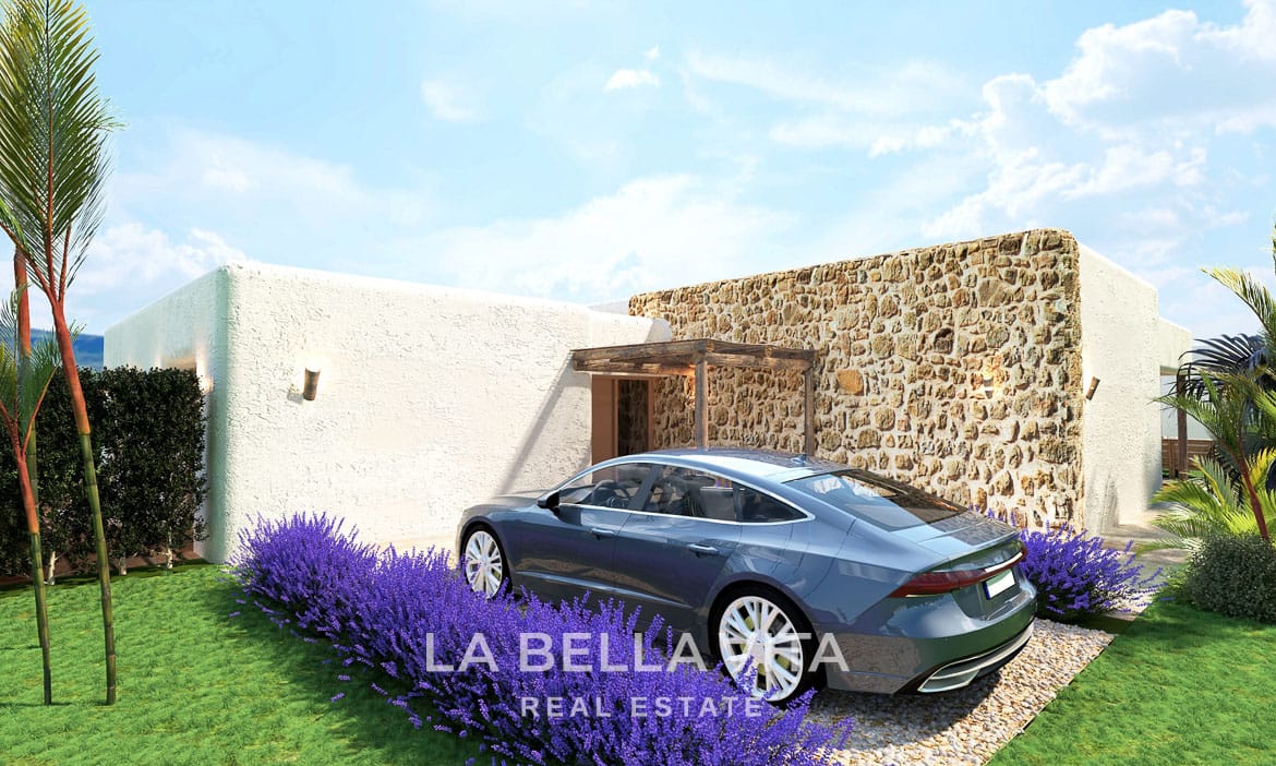 Ibiza Style New Properties with Large Rustic Plots in Alicante