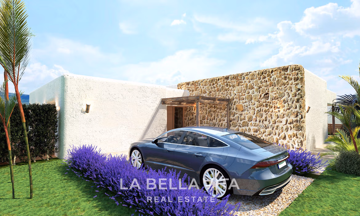 Ibiza Style New Properties with Large Rustic Plots in Alicante