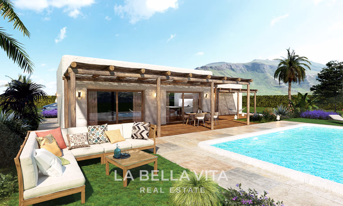 Ibiza Style New Build Villas with Private Pools for sale on Rustic Land in Costa Blanca Inland-2 Ibiza Style New Build Villas with Private Pools for sale on Rustic Land in Costa Blanca Inland