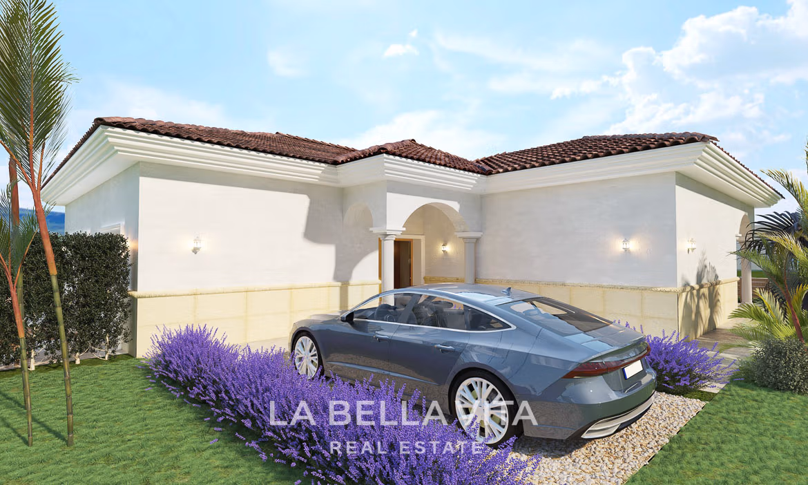 New Build Mediterranean Houses on Rustic Land for sale in Aspe and Surroundings, Alicante, Spain