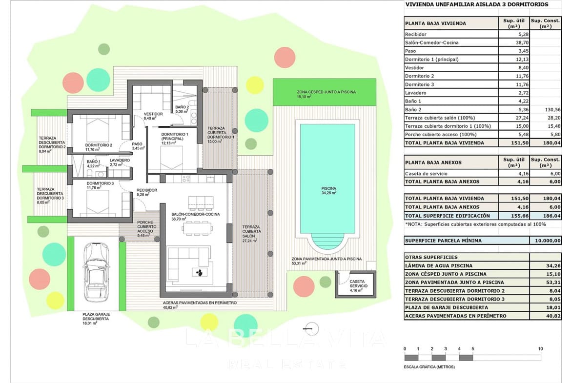 New Build Mediterranean Villas on Rustic Land for sale in Aspe and Surroundings, Alicante, Spain