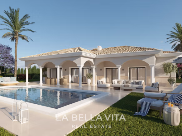 New Build Mediterranean Villas on Rustic Land for sale in Pinoso and Surroundings, Alicante Inland, Spain