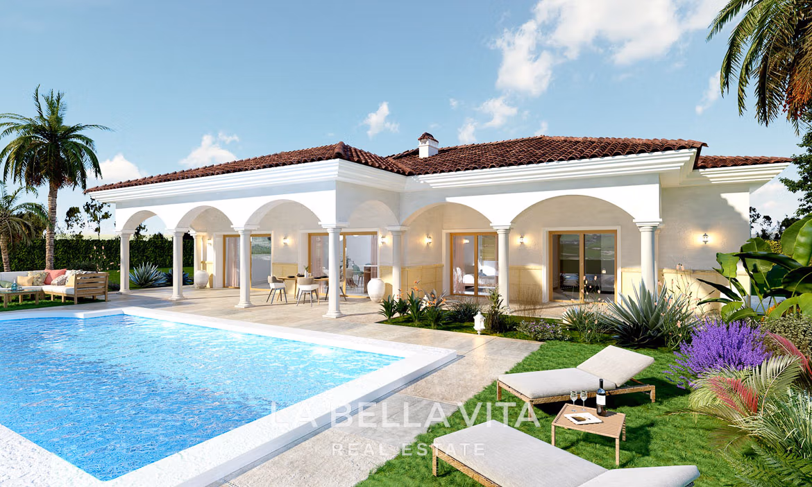 New Build Mediterranean Villas on Rustic Land for sale in Pinoso and Surroundings, Alicante Inland, Spain 1 New Build Mediterranean Villas on Rustic Land for sale in Pinoso and Surroundings, Alicante Inland, Spain