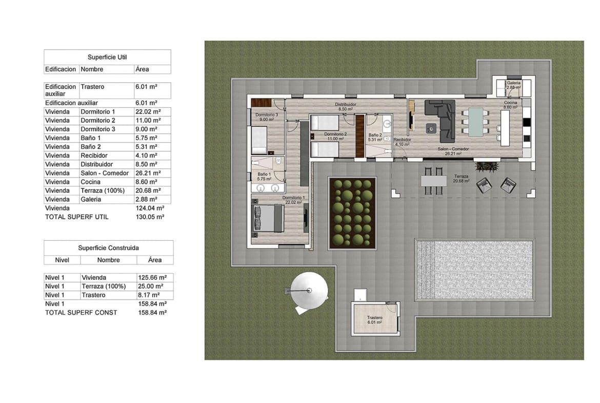 New Build Single-Storey Country Houses for sale in Alicante Inland (Pinoso, Aspe and Surroundings)