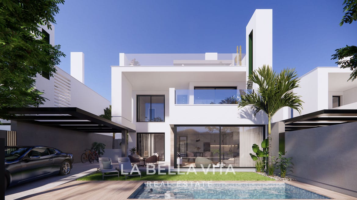 New Build Villas with Basements for sale in Santa Rosalia Resort, Murcia