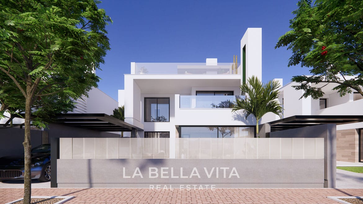 New Build Villas with Basements for sale in Santa Rosalia Resort, Murcia