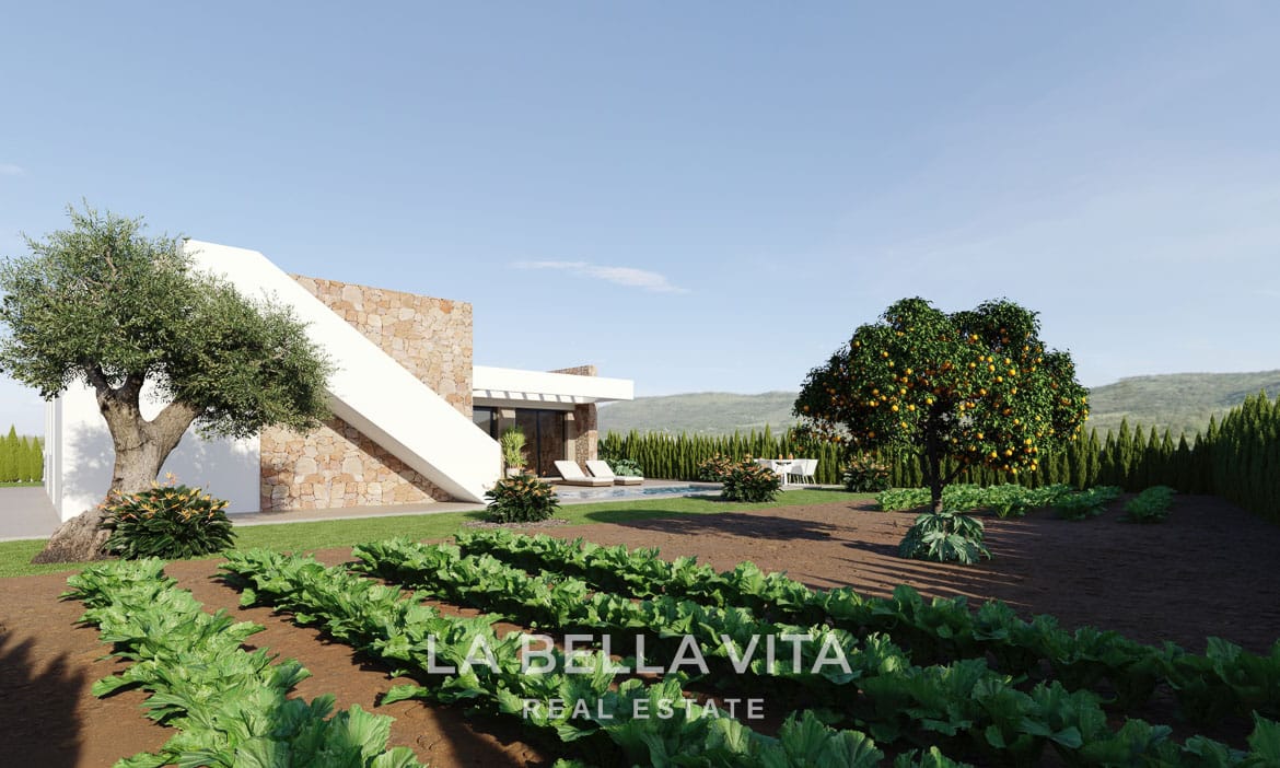 New Build Villas with Large Plots for Sale in Hacienda del Alamo Golf Resort, Murcia