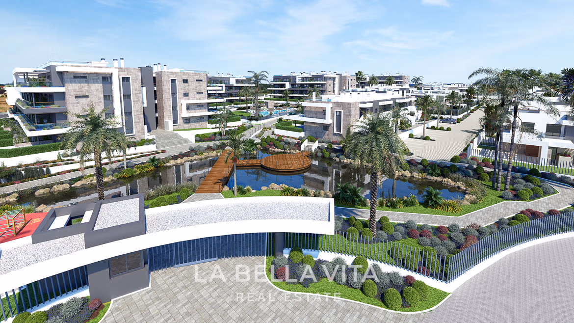 New Build Apartments and Bungalows with communal areas for sale in Torrevieja – Costa Blanca