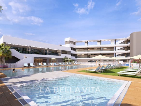 New Build Apartments and Bungalows with communal areas for sale in Torrevieja – Costa Blanca