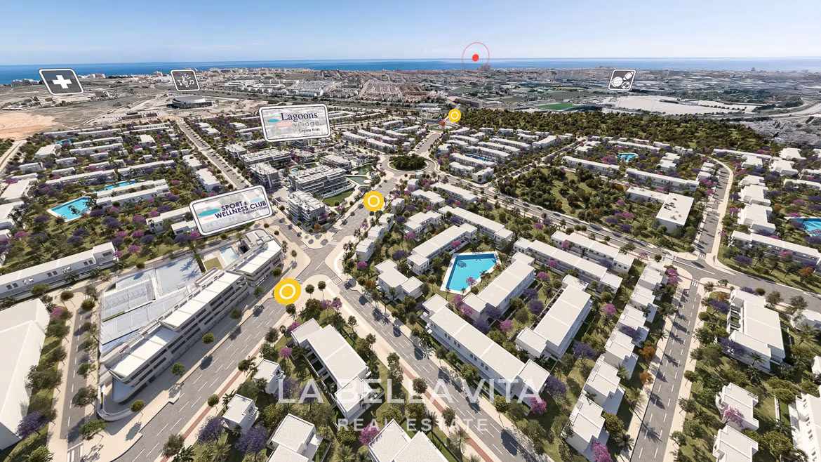 New Build Apartments and Bungalows with communal areas for sale in Torrevieja – Costa Blanca