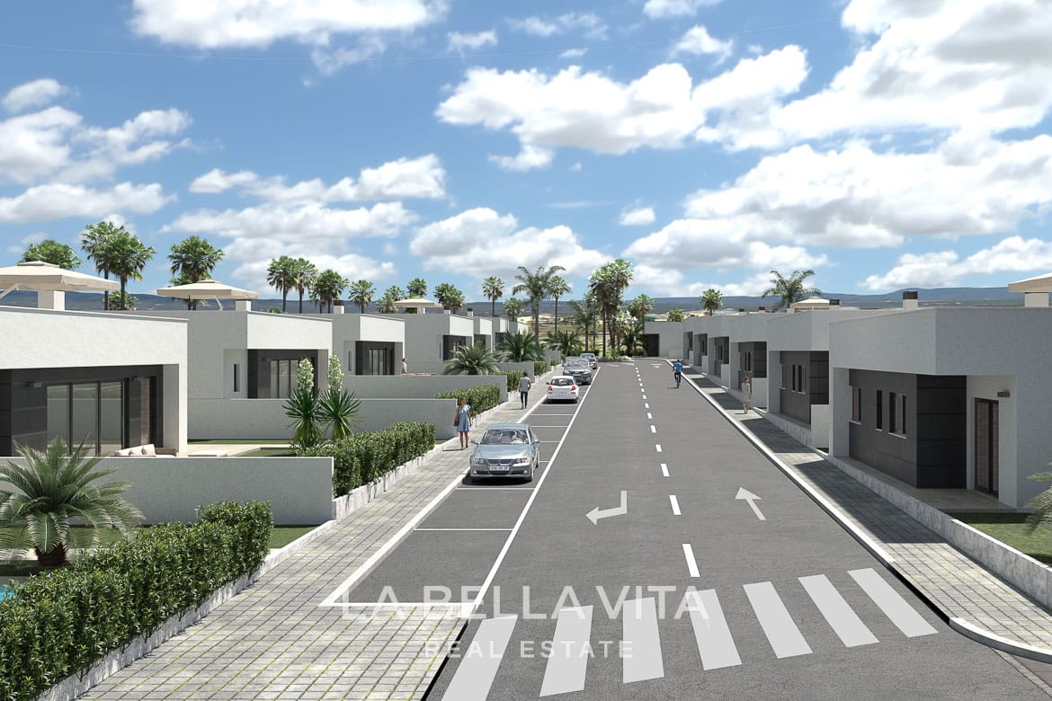 Independent New Build Villas with Private Pools for sale in Condado de Alhama, Murcia