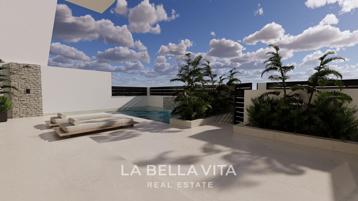 New Build Homes with private pools for sale in Dolores, Alicante, Spain