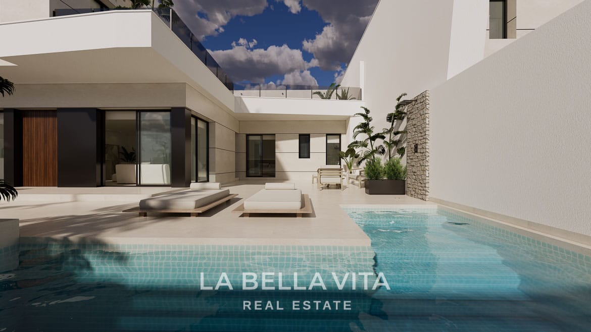New Build Homes with private pools for sale in Dolores, Alicante, Spain