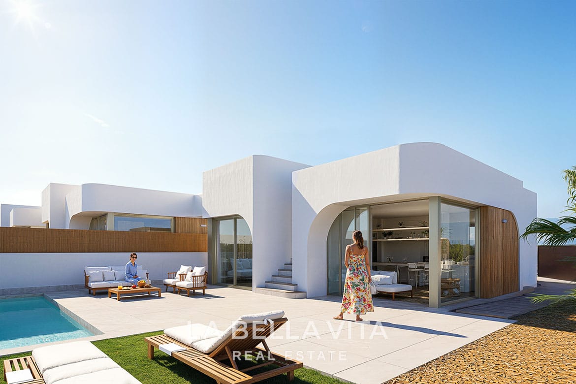 New Build Modern Frontline Golf Villas for sale in Serena Golf, Los Alcazares
