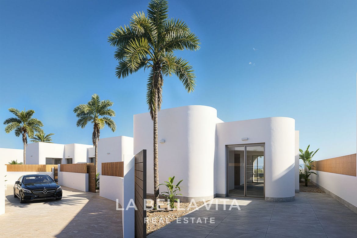 New Build Modern Frontline Golf Villas for sale in Serena Golf, Los Alcazares