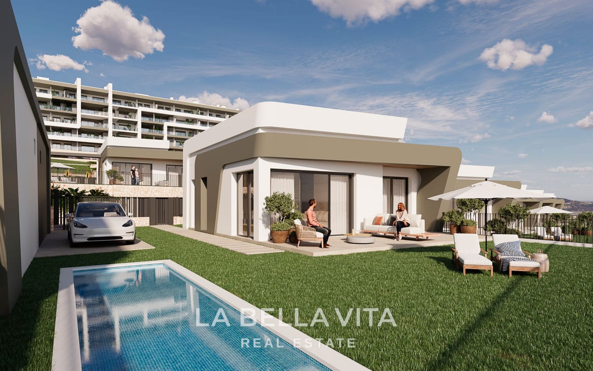 New Build Villas for sale on Bonalba Golf Course in Muchamiel, Alicante