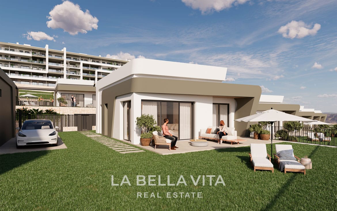 New Build Villas for sale on Bonalba Golf Course in Muchamiel, Alicante