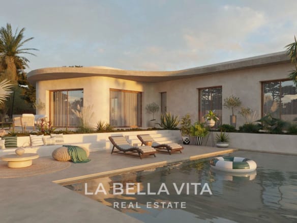 Contemporary New Build Villa with Garage for sale in La Marina Urbanisation, Costa Blanca